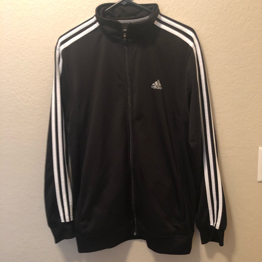 Men’s Adidas Zip Up Track Jacket / Sweatshirt L